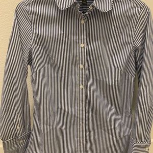 Banana Republic formal stripe shirt